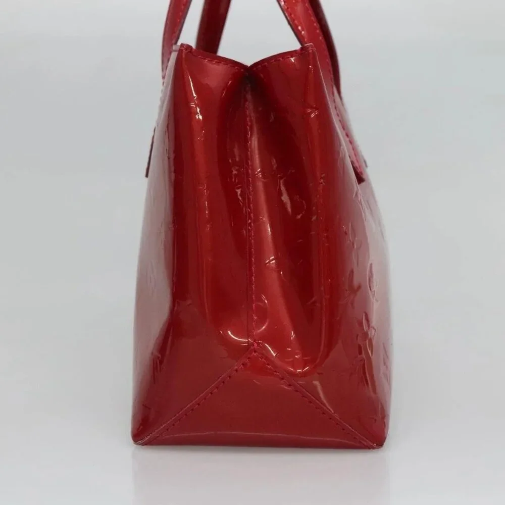 LOUIS VUITTON Monogram Vernis Wilshire PM Bag Pomme D'amour M93642 Auth BA1873 - Picture 6 of 16